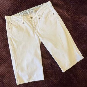 Gap White Denim Bermuda Shorts Women's